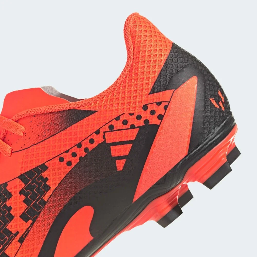 Adidas X Speedportal Messi.4 GZ5140 Men's Orange Black FxG Soccer Cleats DDK1029